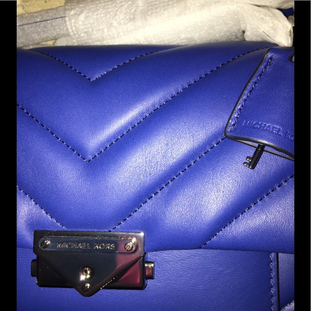 ⭐️⭐️⭐️⭐️4X HP⭐️⭐️⭐️⭐️ 💯 NWT Michael Kors Quilted Cece Shoulder - Picture 12 of 16
